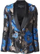 Christian Pellizzari Shawl Smoking Jacket, Women's, Size: 40, Black, Acetate/polyester