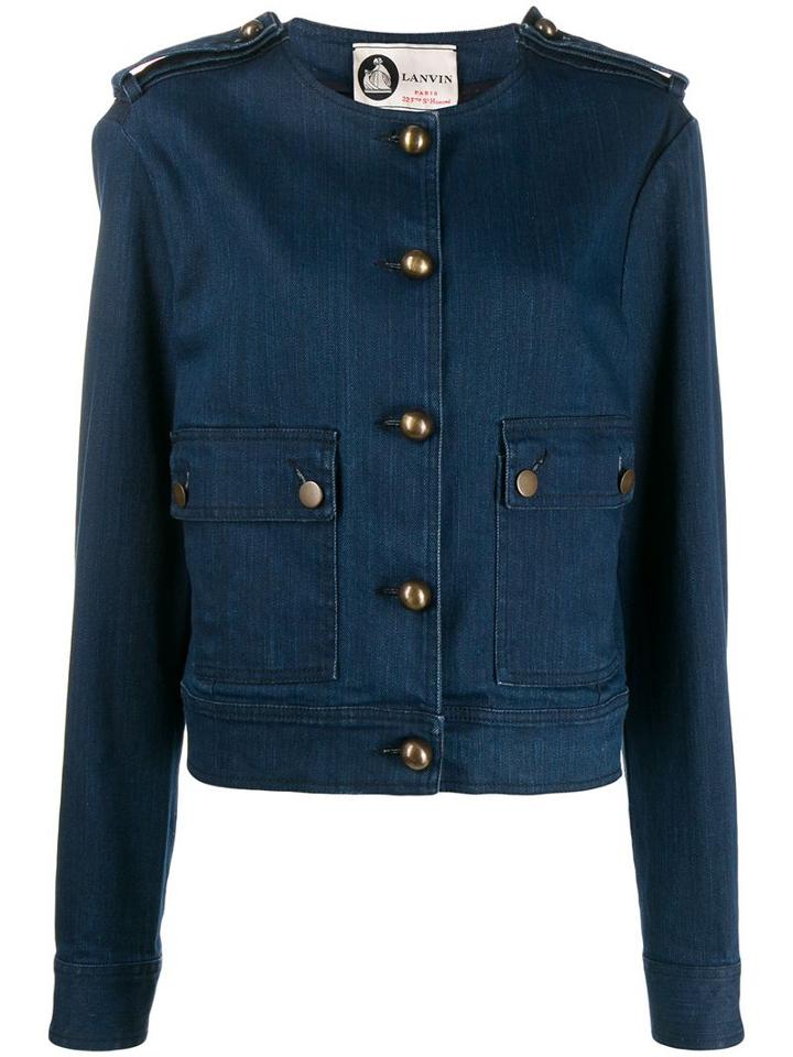 Lanvin Pre-owned 2000 Denim Jacket - Blue