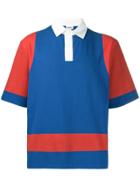 Phipps Colour Block Polo Shirt - Blue