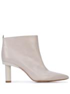 Tibi Theo Ankle Boots - Grey