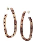 Rachel Comey Marbled Hoop Earring - Purple