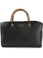 Gucci Bamboo Detail Tote - Black