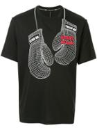 Blackbarrett Boxing Gloves Graphic Print T-shirt