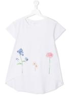 Lapin House Floral Print T-shirt, Girl's, Size: 14 Yrs, White