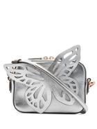 Sophia Webster Silver Butterfly Leather Cross-body Bag - Metallic