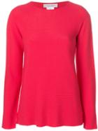 Le Tricot Perugia Fine Knit Sweater - Pink