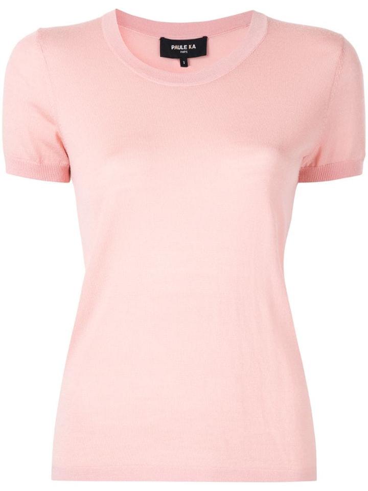 Paule Ka Round Neck Jumper - Pink