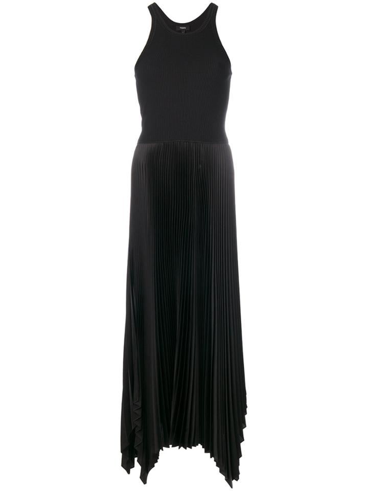 Theory Pleated Dress - Black