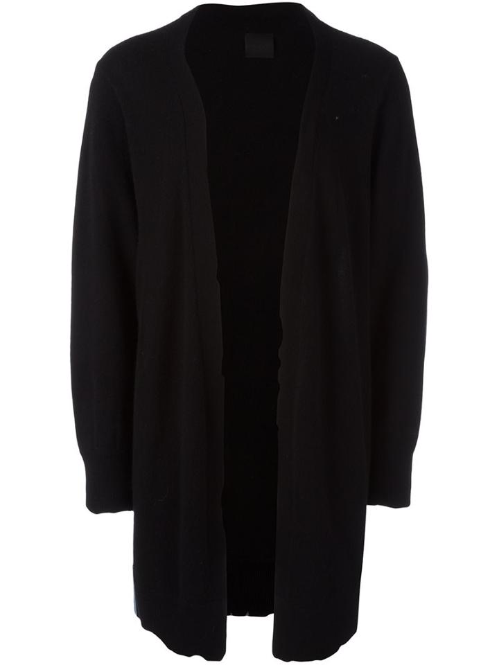 Rta Mid Open Cardigan, Men's, Size: Large, Black, Cashmere