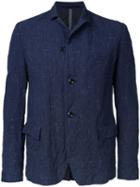 Kazuyuki Kumagai - Woven Button Blazer - Men - Cotton/hemp/linen/flax/wool - 1, Blue, Cotton/hemp/linen/flax/wool