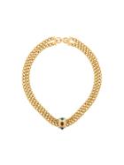 Givenchy Vintage Double Chain Choker - Metallic