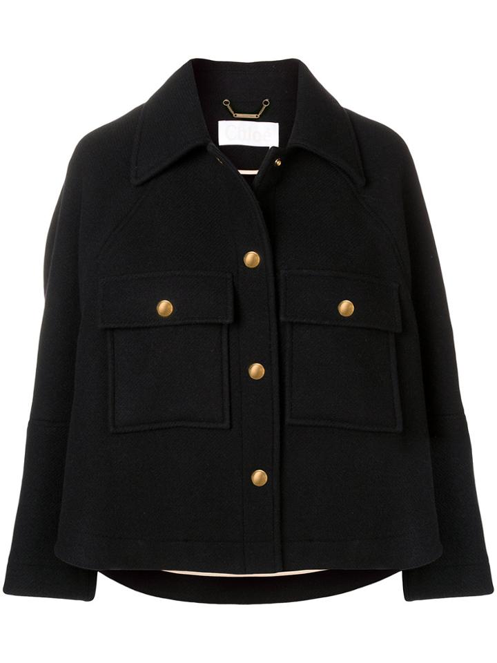 Chloé Cropped Jacket - Black
