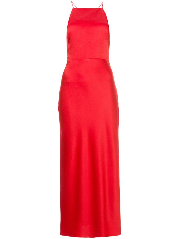 Jason Wu Spaghetti Strap Gown - Red