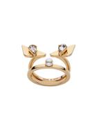 Fendi Crystal Wonders Ring - Metallic