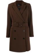 Steffen Schraut Double Breasted Coat - Brown