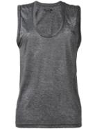 Isabel Marant Maik Tank Top, Women's, Size: Medium, Grey, Linen/flax