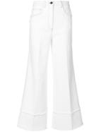 Miu Miu Wide-leg Trousers - White