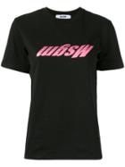 Msgm 3d Effect Logo T-shirt - Black