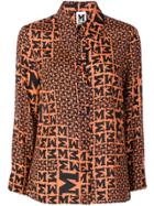 M Missoni Logo Print Blouse - Orange