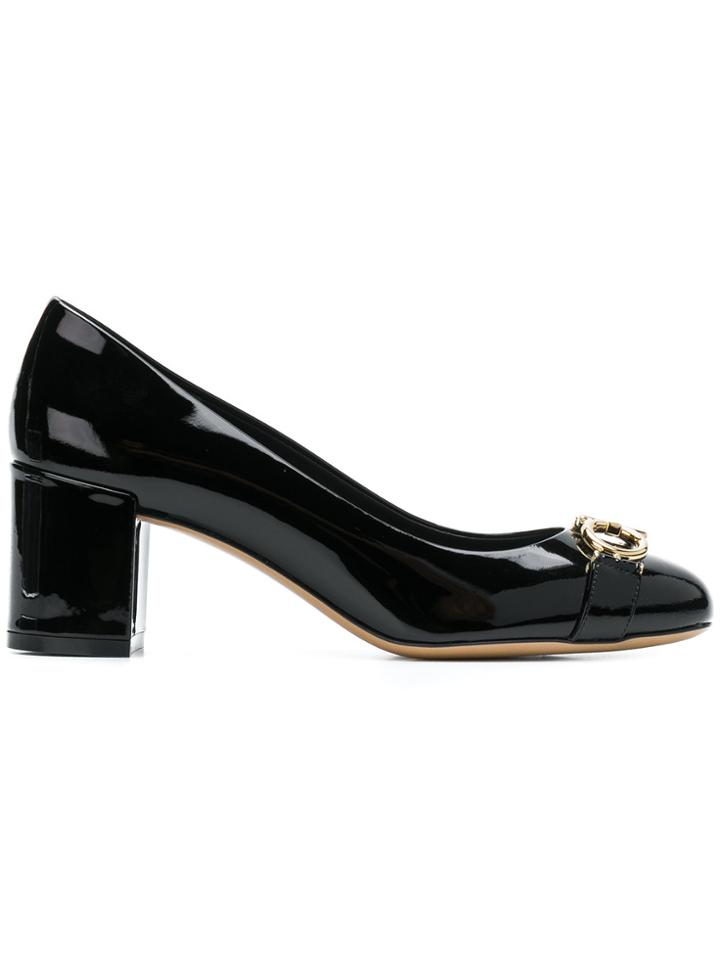 Salvatore Ferragamo Double Gancio Pumps - Black