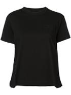 Sacai Flared T-shirt - Black