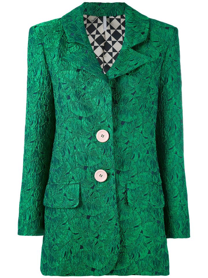 Alcoolique - Banana Leaf Jacket - Women - Polyester - M, Green, Polyester