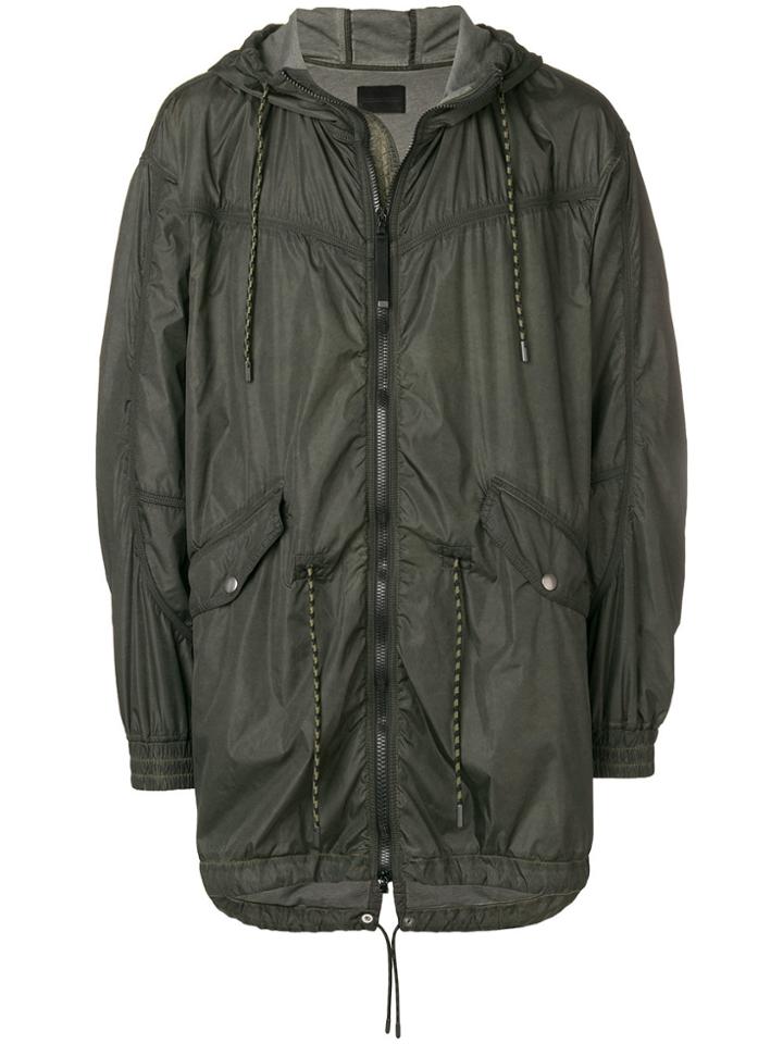 Diesel Black Gold Bomber Parka - Green