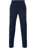 Alexander Mcqueen - Straight Leg Trousers - Men - Silk/cotton/acetate/viscose - 46, Blue, Silk/cotton/acetate/viscose