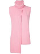 Cashmere In Love Cashmere Tania Turtleneck Top - Pink