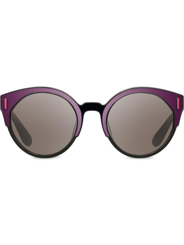 Prada Eyewear Tapestry Sunglasses - Pink & Purple