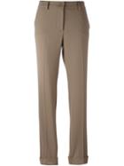P.a.r.o.s.h. 'lily' Tapered Trousers, Women's, Size: Xl, Nude/neutrals, Spandex/elastane/virgin Wool