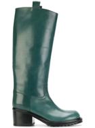 A.f.vandevorst Heeled Wellington Boots - Green