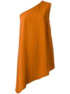 Andrea Marques - Asymmetric Top - Women - Acetate/viscose - 38, Yellow/orange, Acetate/viscose
