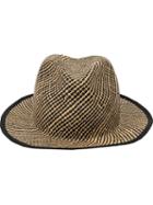 Ca4la Woven Hat, Men's, Size: L, Black, Paper/raffia/viscose