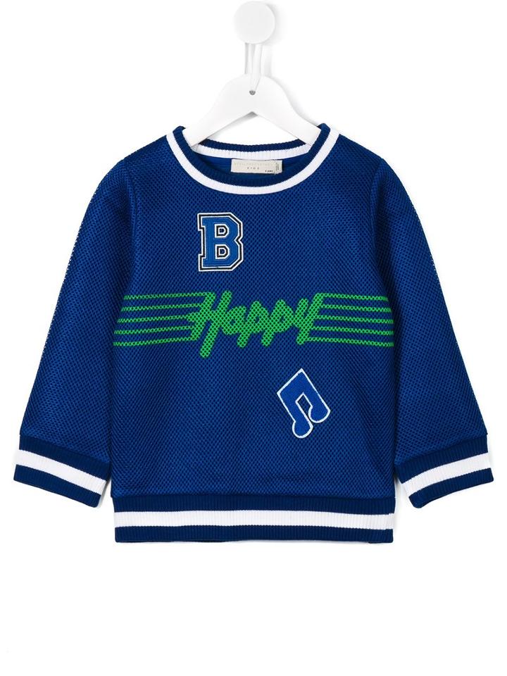 Stella Mccartney Kids Mesh Sweatshirt, Boy's, Size: 10 Yrs, Blue