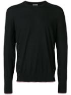 Moncler Logo Long-sleeve Sweater - Black