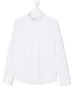 Paolo Pecora Kids Classic Long-sleeve Shirt - White