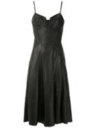 Tufi Duek Vestido Midi Couro - Black