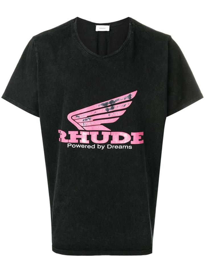 Rhude Rhonda Print T-shirt - Black