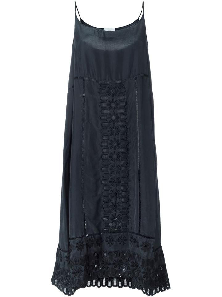 P.a.r.o.s.h. Sia Dress, Women's, Blue, Silk/cotton