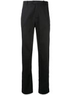Gieves & Hawkes Mid-rise Straight Leg Trousers - Black