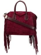 Givenchy Small Fringed Antigona Bag - Red