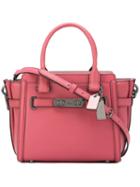 Coach Plain Cross Body Bag, Women's, Pink/purple, Leather