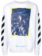 Off-white - Caravaggio Sweatshirt - Men - Cotton - M, White, Cotton