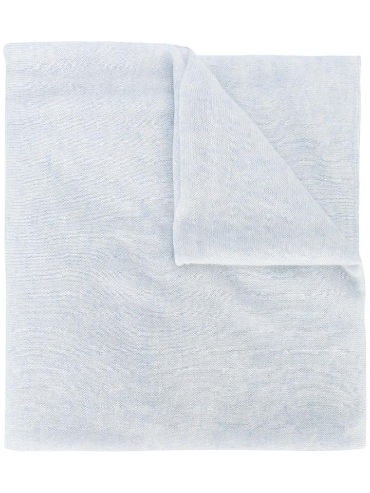 Liska - Classic Scarf - Women - Cashmere - One Size, Blue, Cashmere