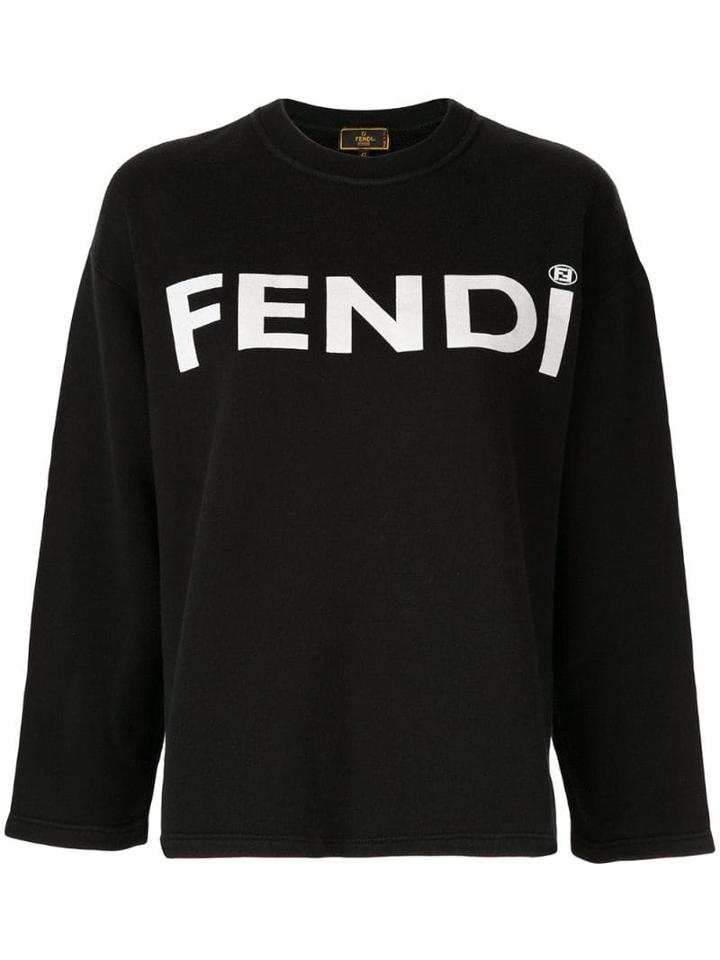 Fendi Pre-owned Long Sleeve Tops - Black