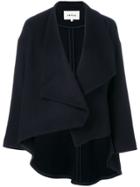 Enföld High-low Hem Coat - Blue