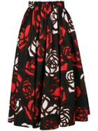 Marni Roses Skirt - Red