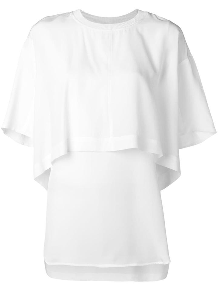 Sportmax Double Layer Blouse - White