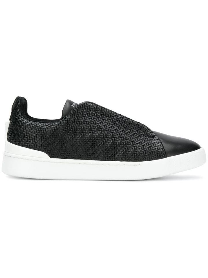 Ermenegildo Zegna Pelletessuta&trade; Sneakers - Black